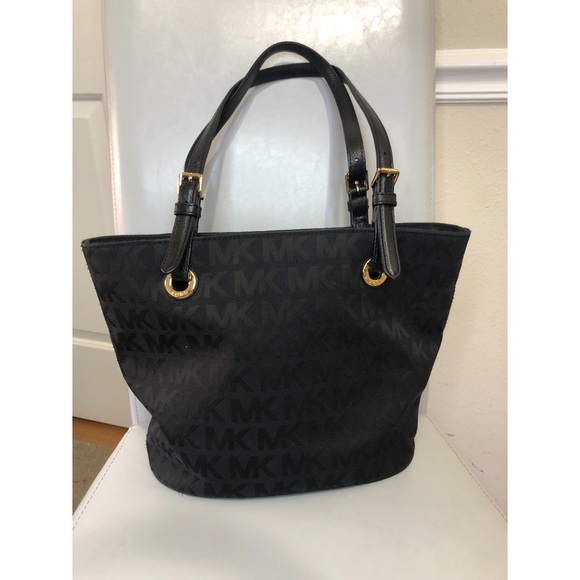 **Sold** Michael Kors Tote Bag Black - Picture 1 of 3